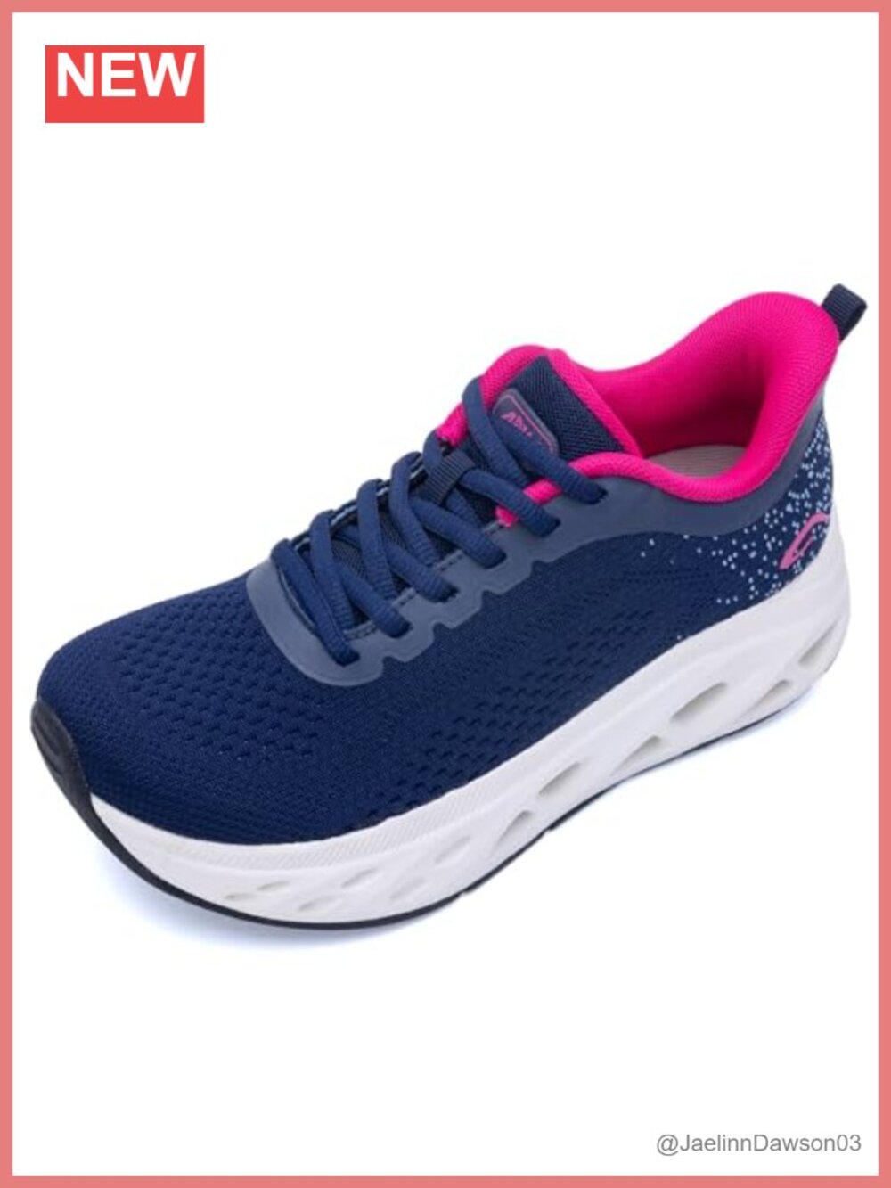 Wide Toe Box Walking Shoes for Women Arch Support Slip-On Tennis Sneakers